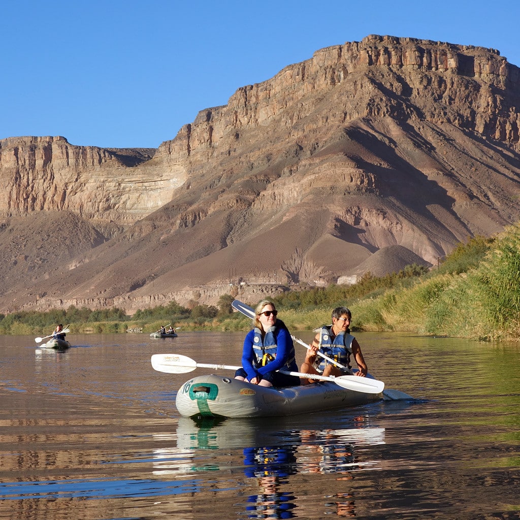 Kanutour Orange River Südafrika bis Viktoriafälle