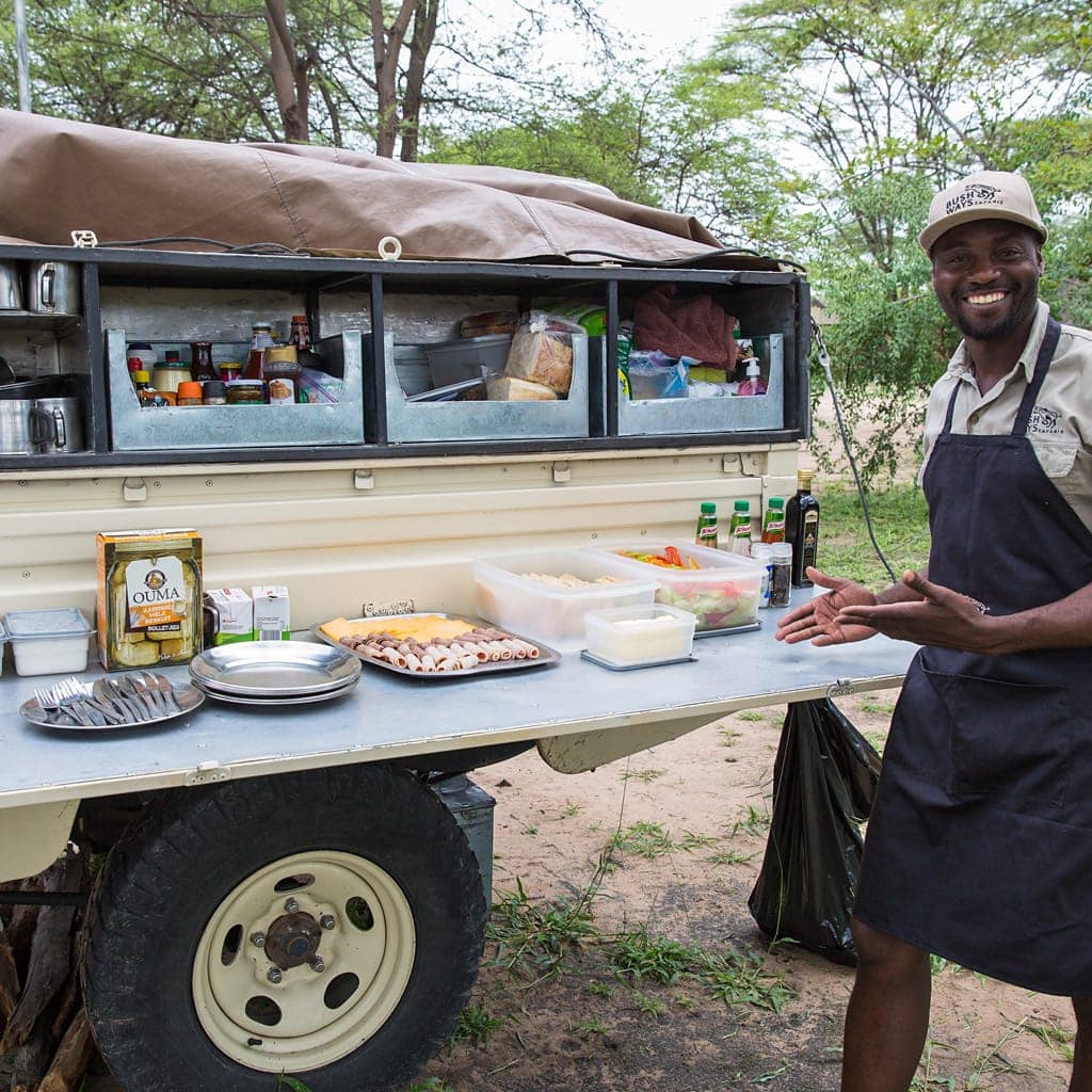 Verpflegung durch Safarikoch Botswana Highlights Safari