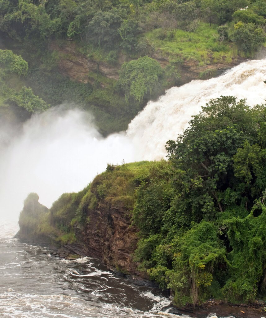 Eine Landschaftsaufnahme der Murchison Falls