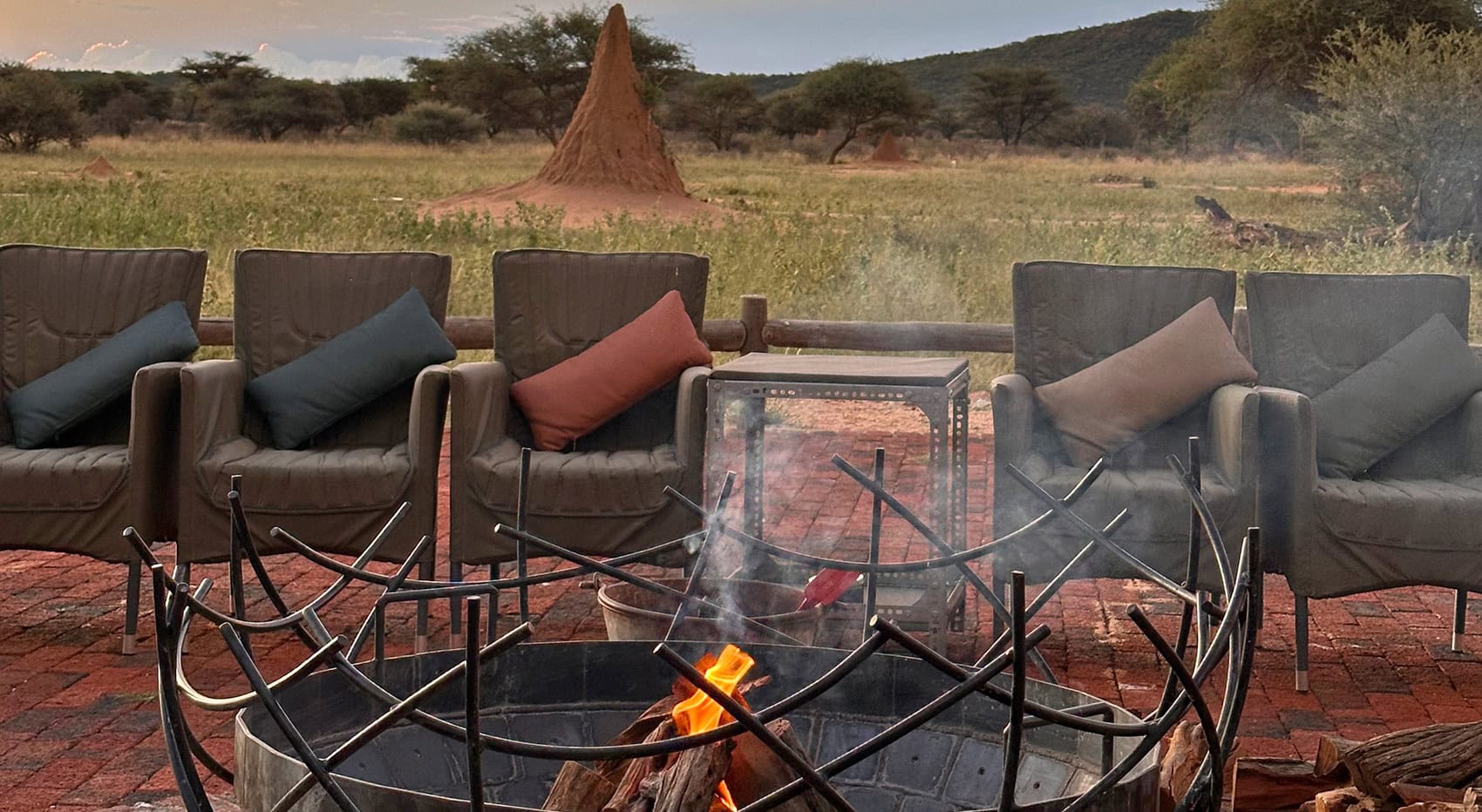 Feuerschale Lodge in Namibia