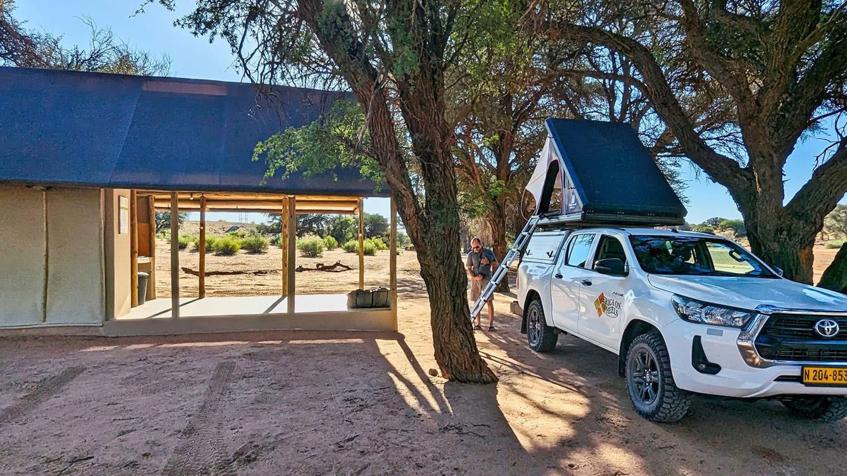 Ein Selbstfahrer Auto in Namibia