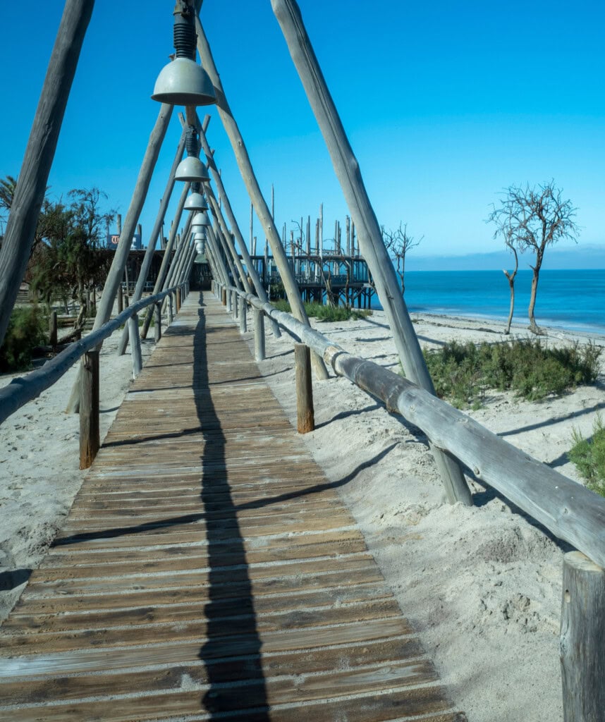Steg an der Atlantikküste bei Swakopmund