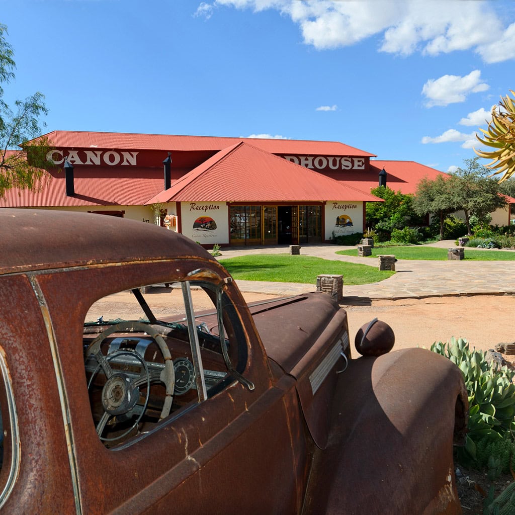 Außenansicht des Canyon Roadhouse
