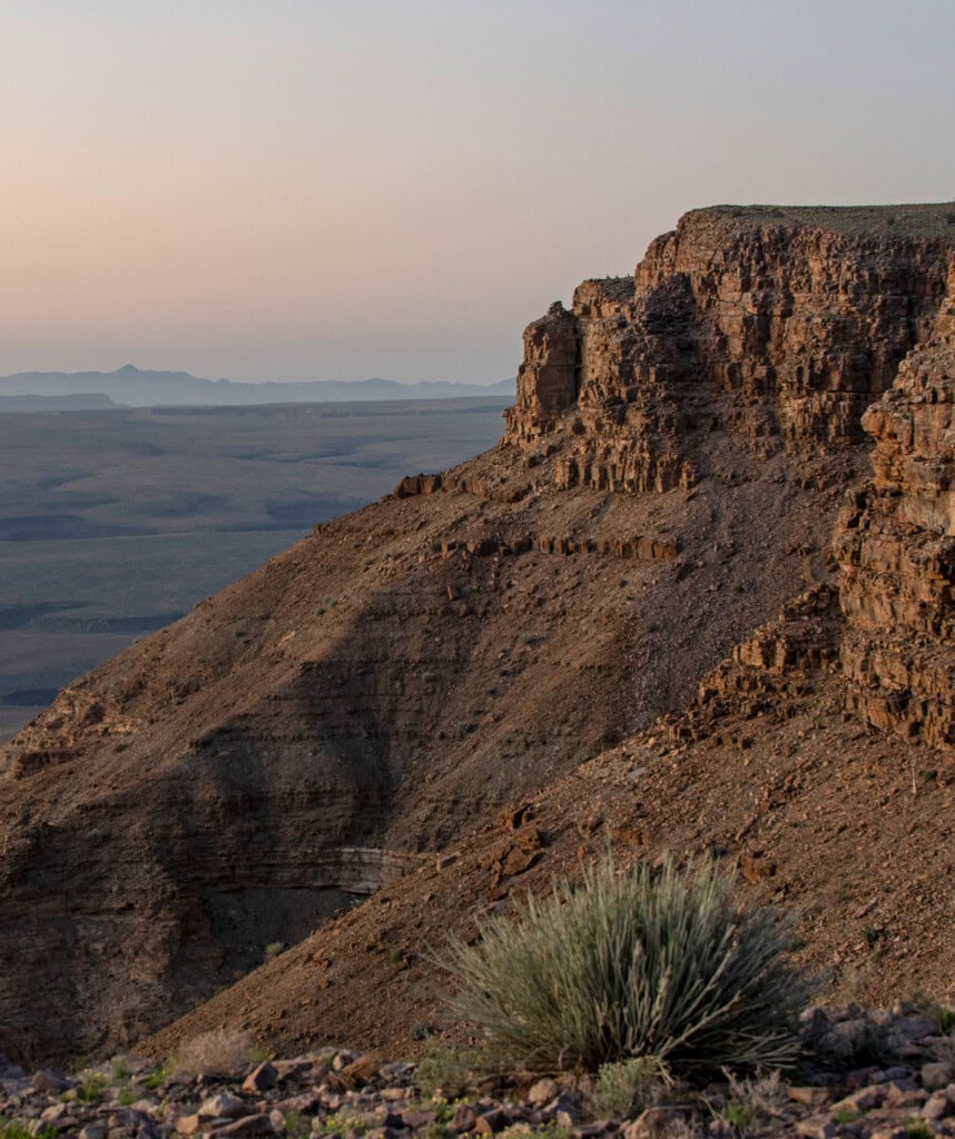 Steilhänge am Fish River Canyon