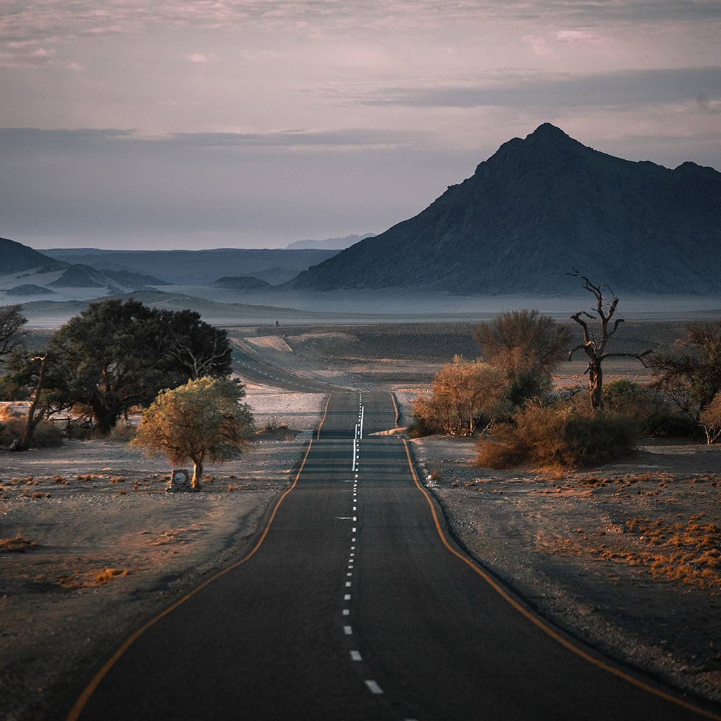 Endlose Weite in Namibia