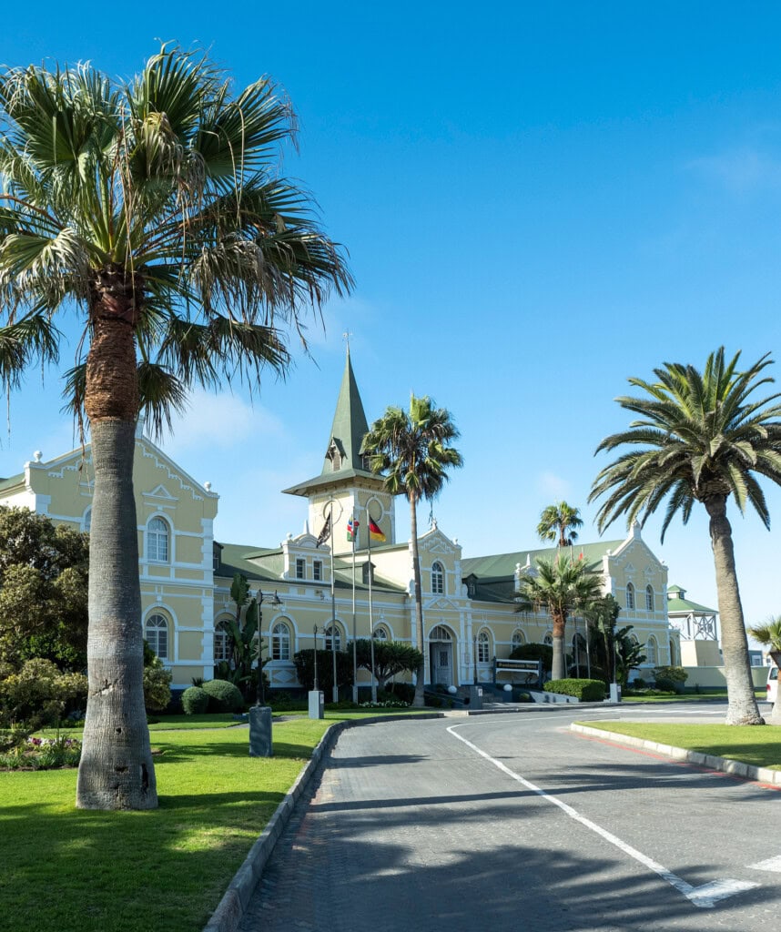Swakopmund Stadt an der Atlantikküste