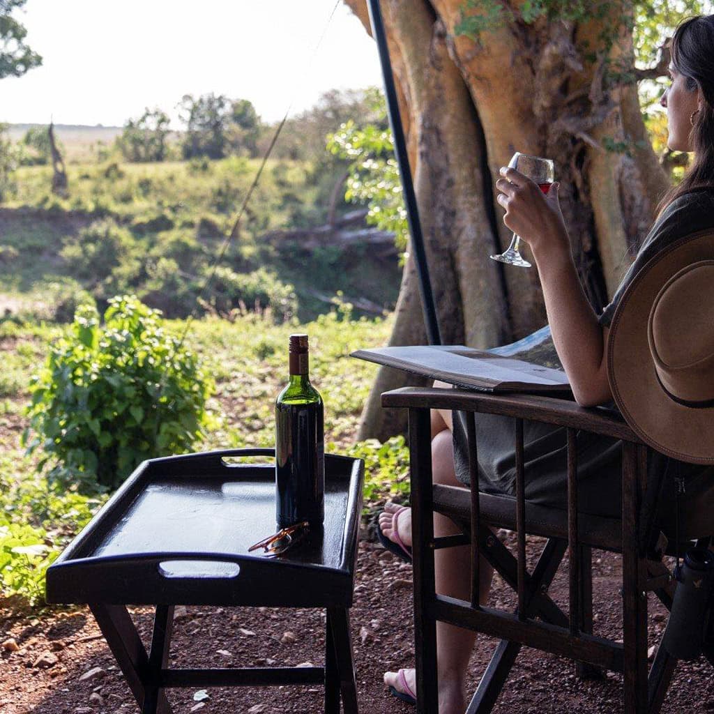 Aussicht vom Basecamp Mara Adventure