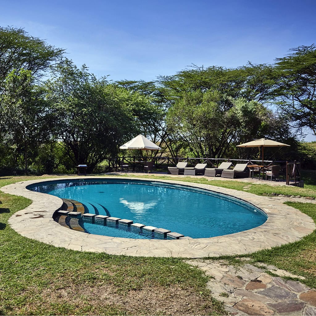 Der Pool des Tipilikwani Mara Camp