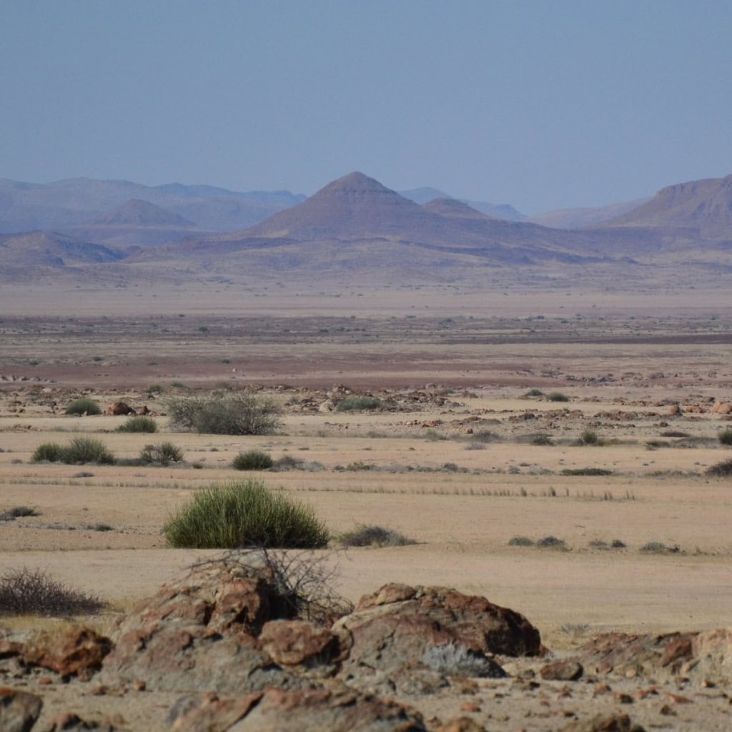 Landschaft des Kaokoveld in Namibia