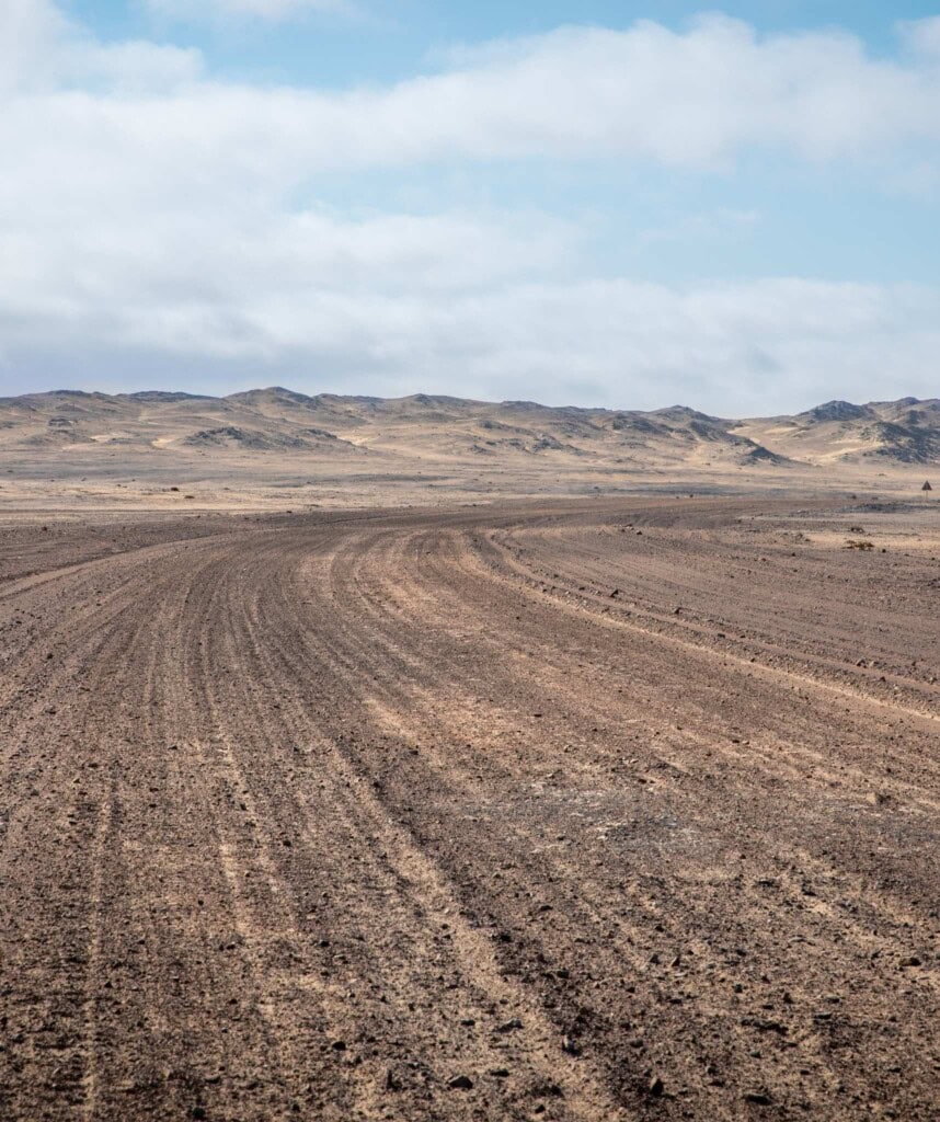 Offroadpiste in Sperrgebiet