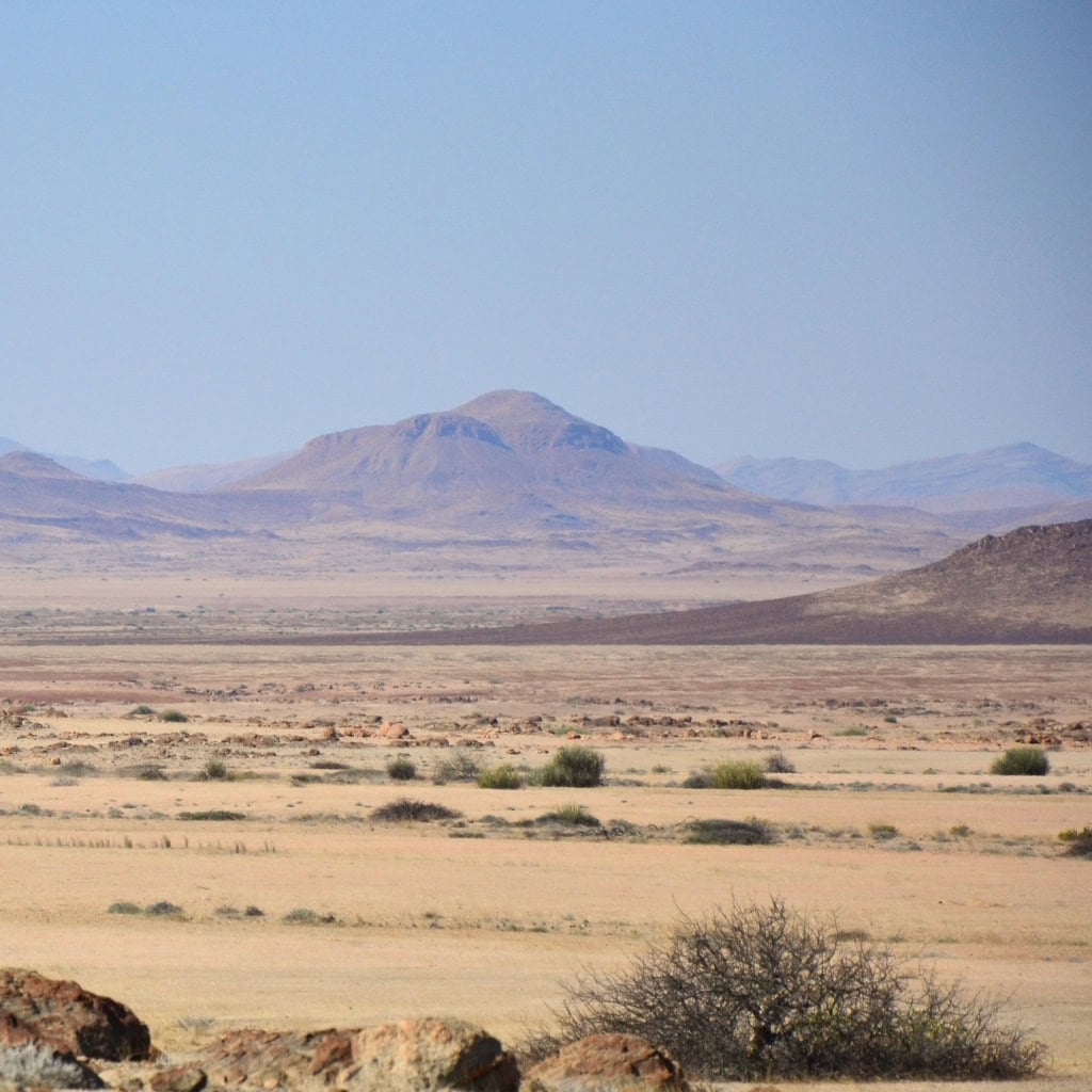 Landschaft des Kaokoland in Namibia
