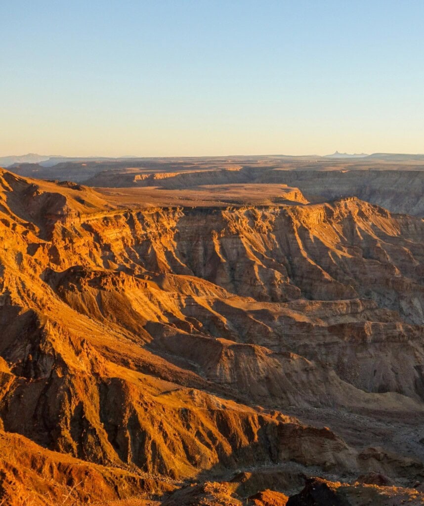 Sonnenuntergang am Fish River Canyon