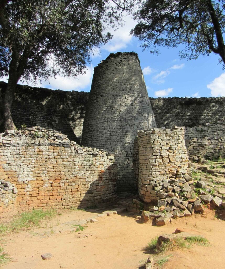 Teil der Great Zimbabwe Ruinen