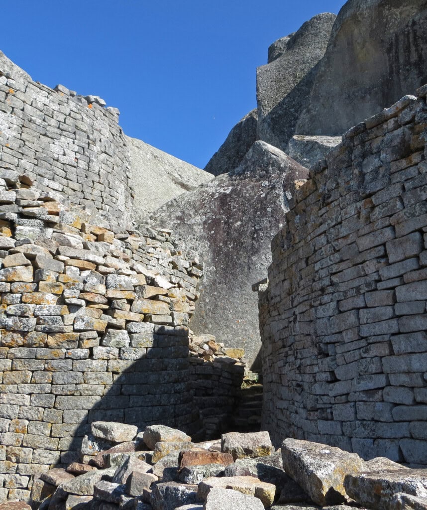 Ruinenteile der Great Zimbabwe Ruinen.