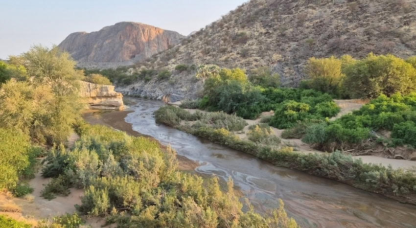 Landschaft Epupa Falls Region Namibia